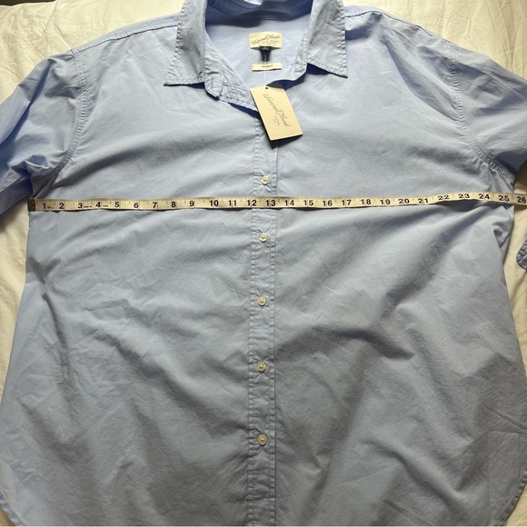 NWT Universal Thread Light Blue Button Down Cotton Shirt size XL - Picture 7 of 8